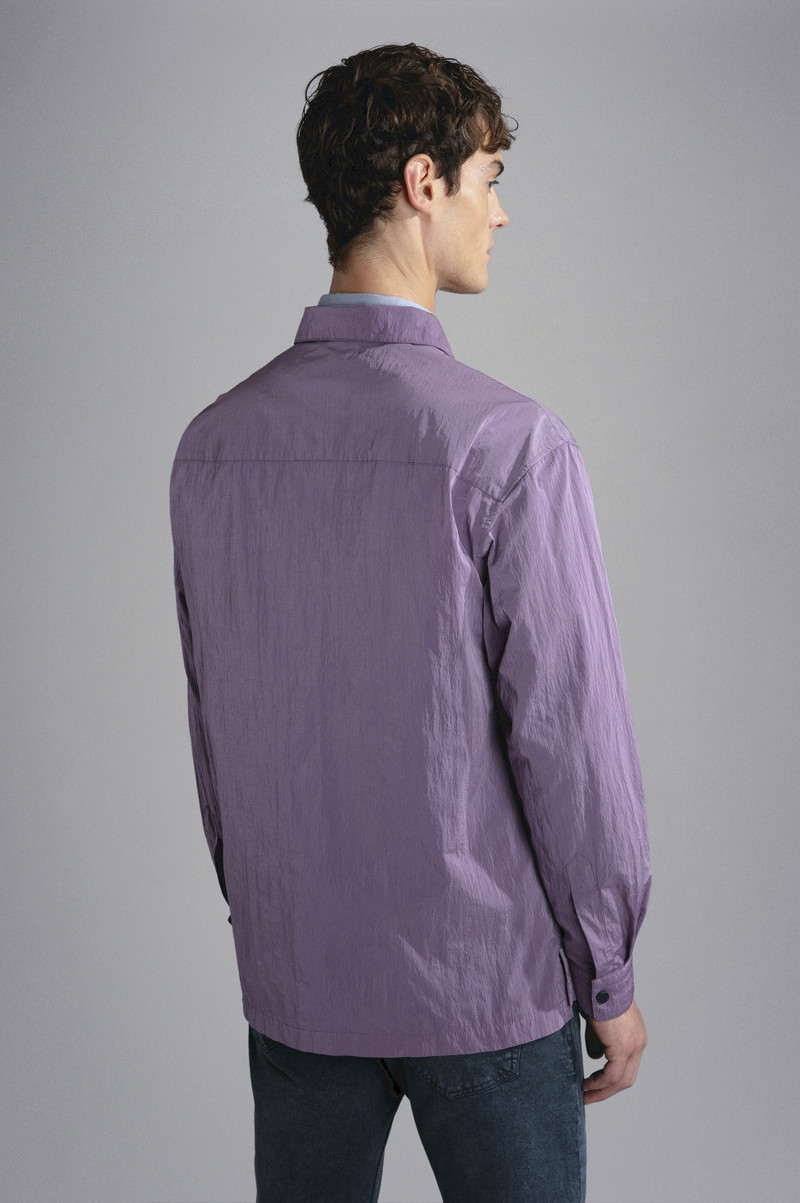 GARMENT DYED NYLON OVERSHIRT 3
