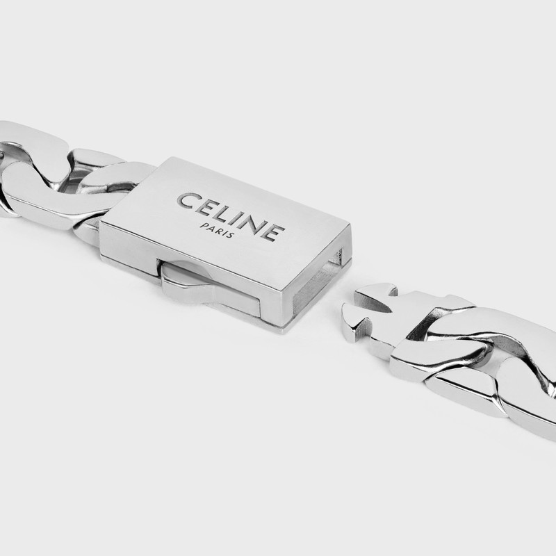 CELINE Celine Mesh Necklace in Sterling Silver with Rhodium finish outlook