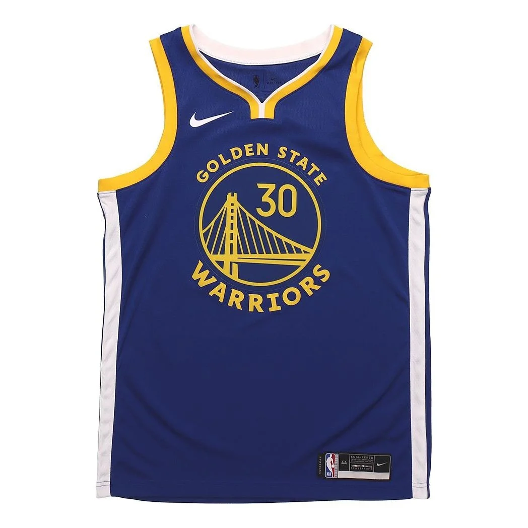 Nike NBA Team Limited Jersey SW Fan Edition Golden State Warriors Curry No. 30 2020-2021 Season Blue - 1