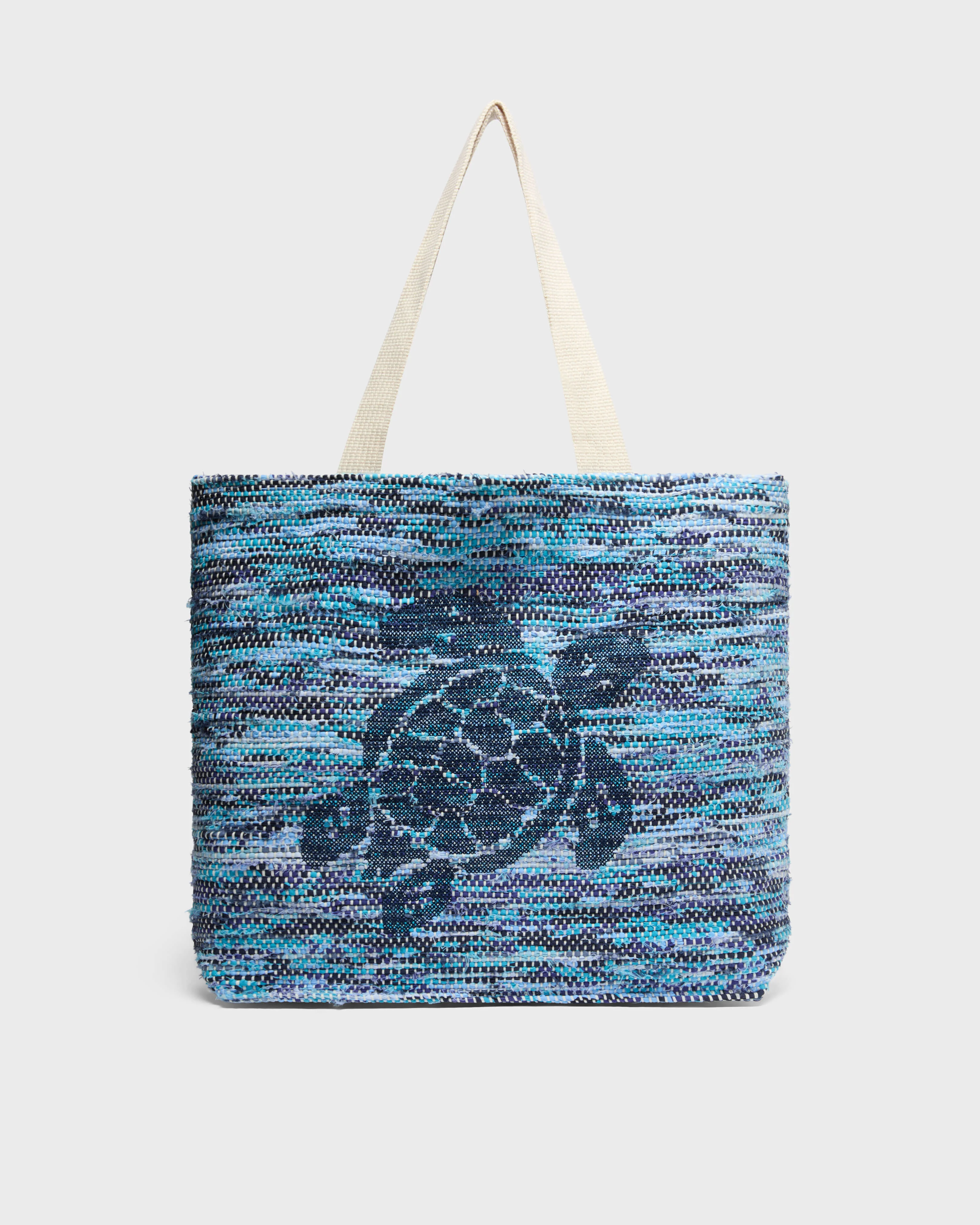 LARGE CANVAS BEACH BAG - 1