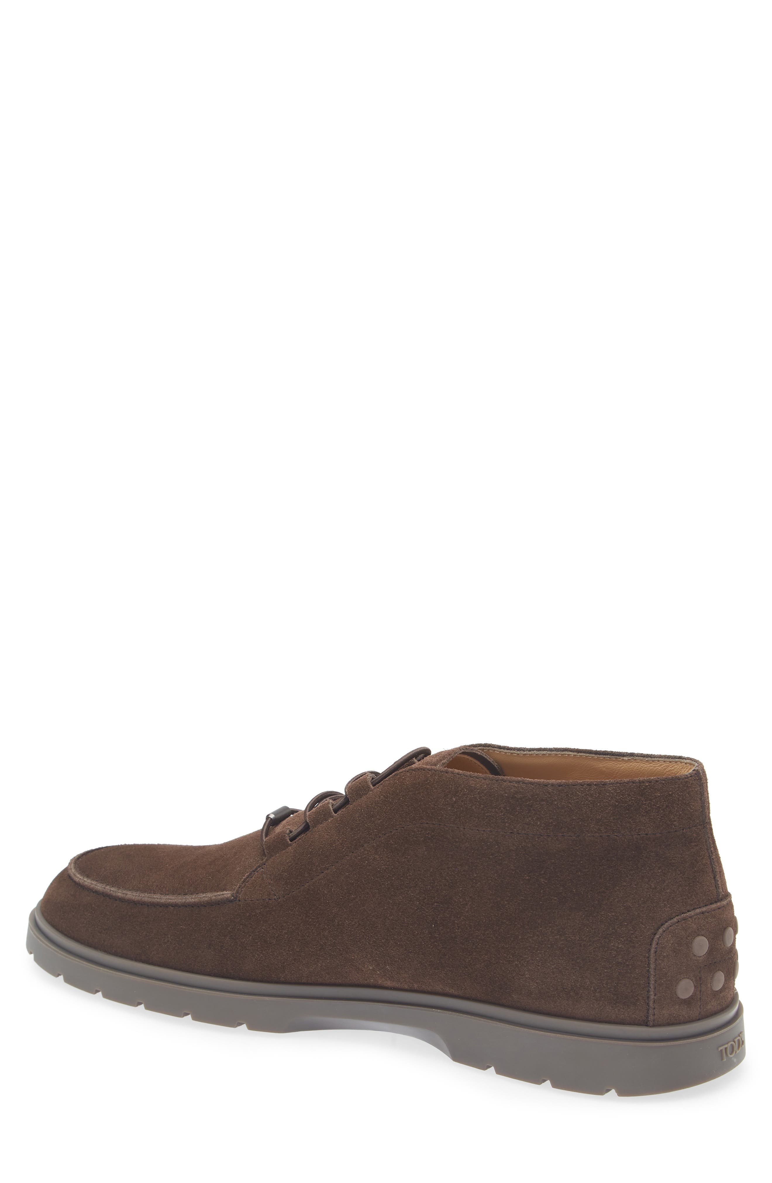 Tod's Apron Toe Suede Chukka Boot in Testa Moro at Nordstrom - 2