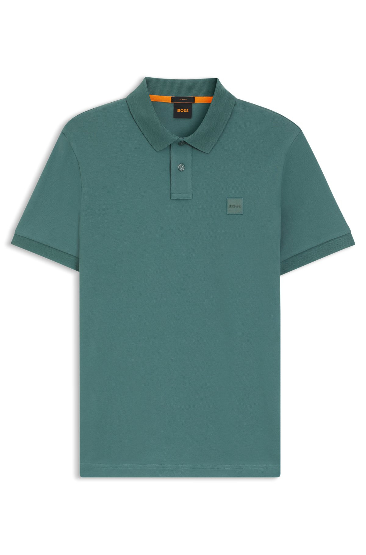 EXTRA-SLIM-FIT STRETCH-COTTON SHIRT WITH LOGO TAPE - 1