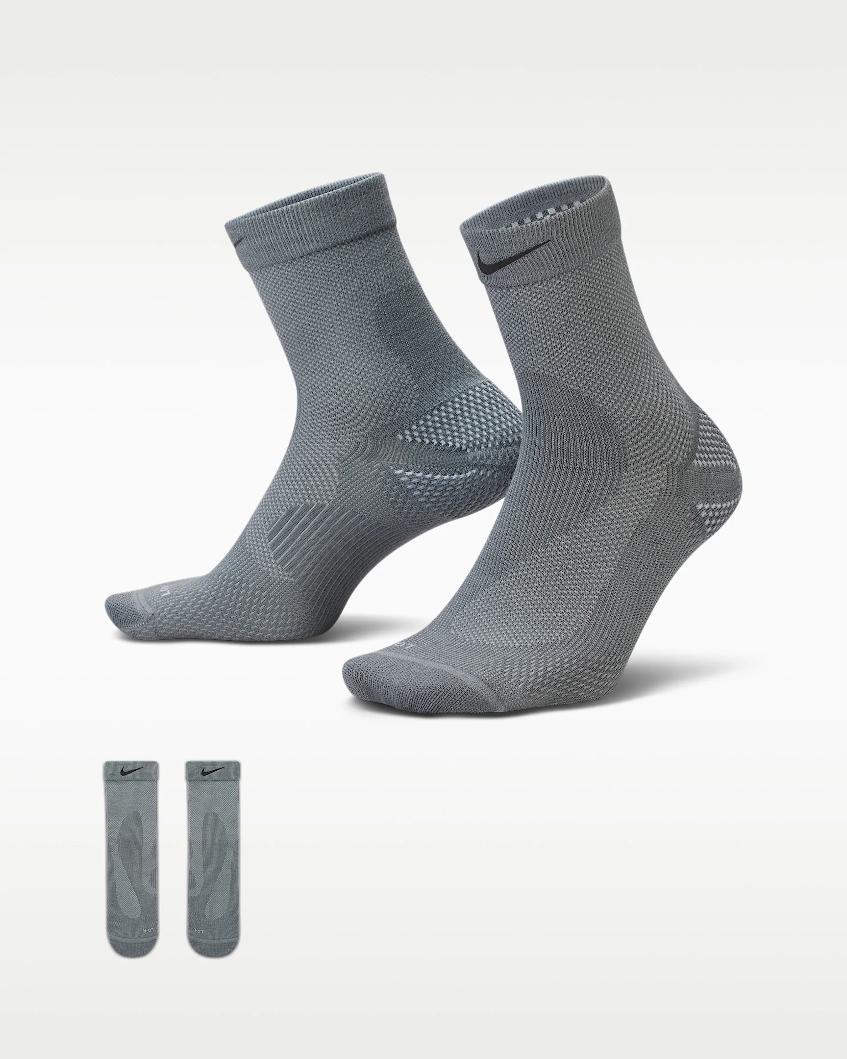 Nike Running Wool Micro Crew Socks (1 Pair) - 1