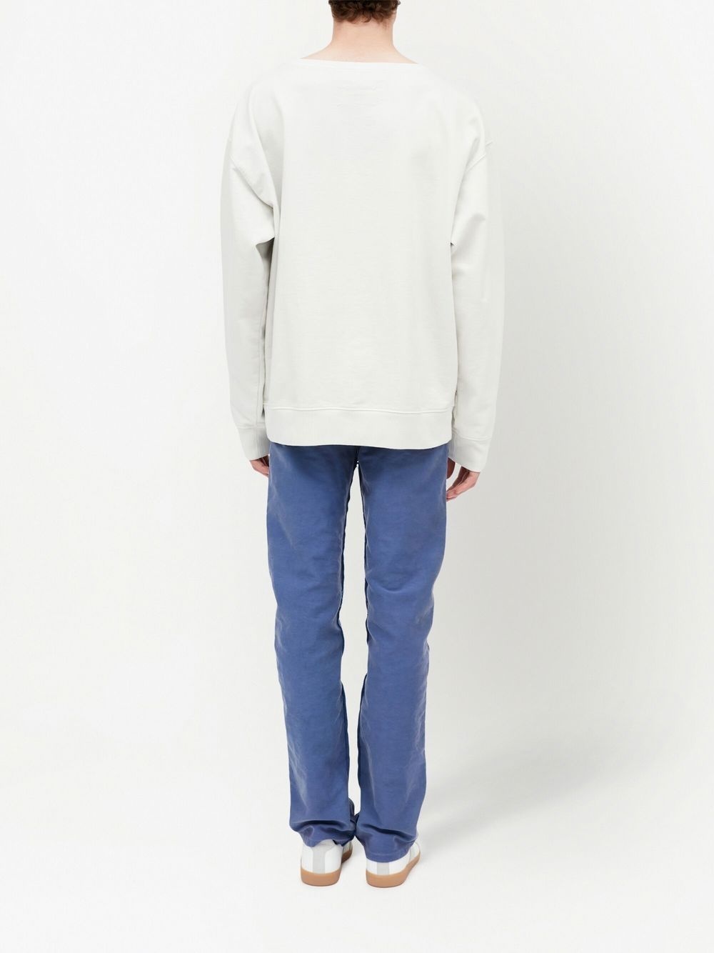 numbers-print long-sleeve jumper - 4