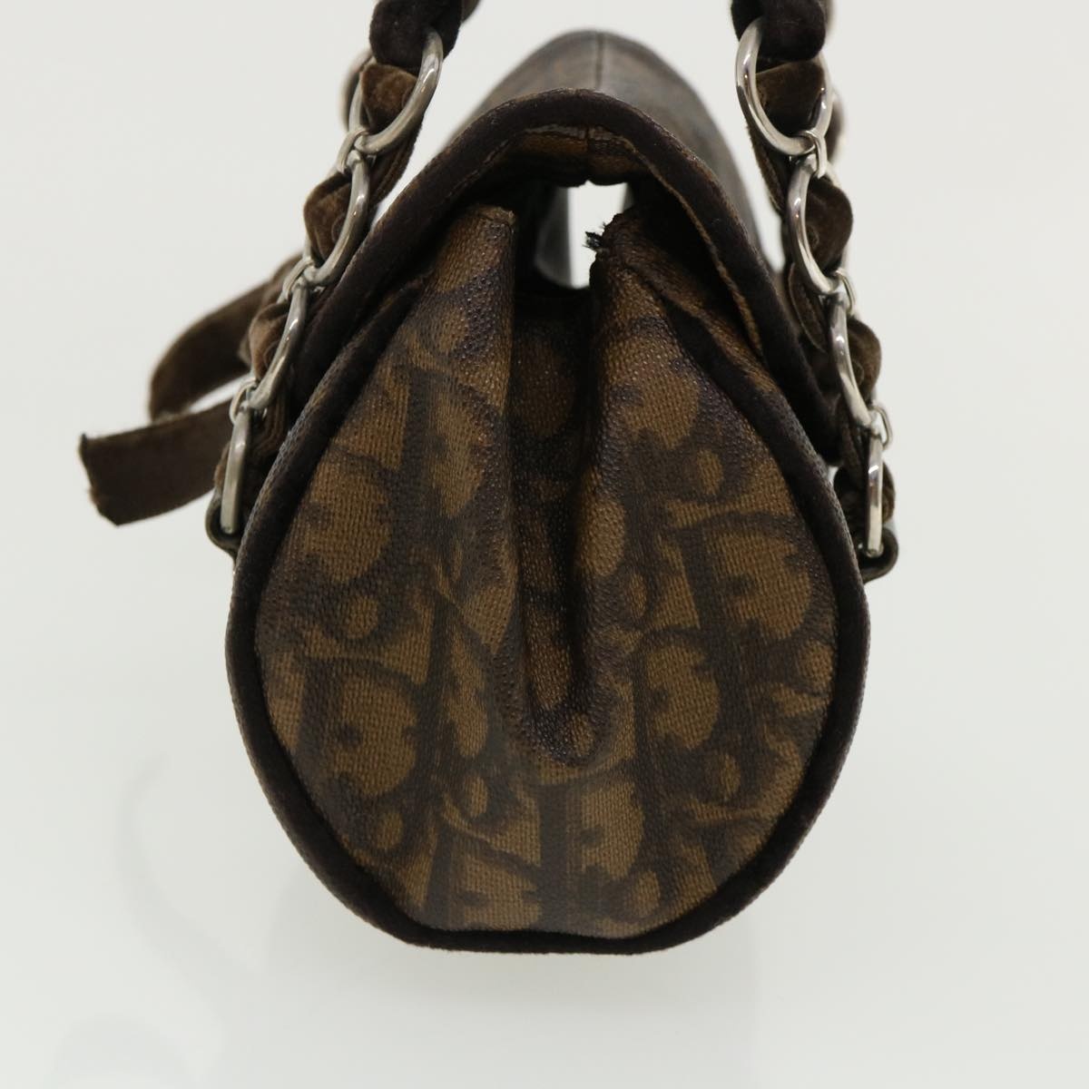 DIOR Trotter Canvas Hand Bag Brown - 3