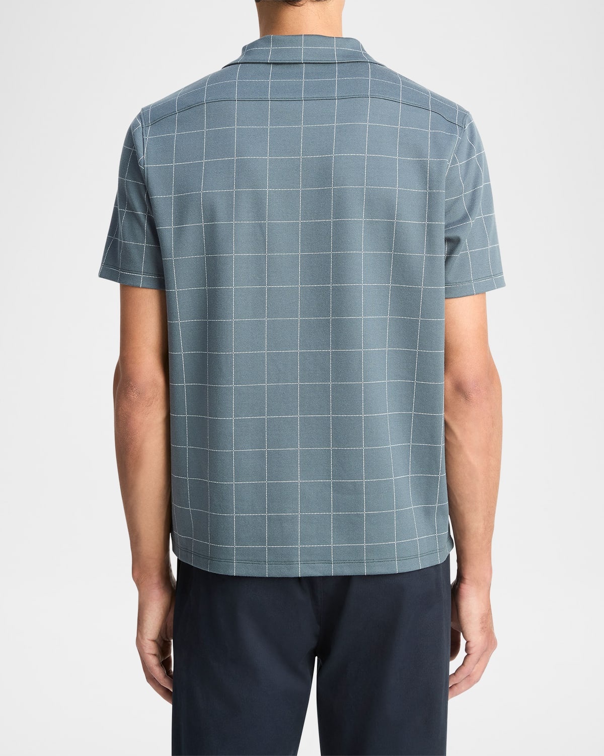 Men's Windowpane Check Camp Shirt - 3