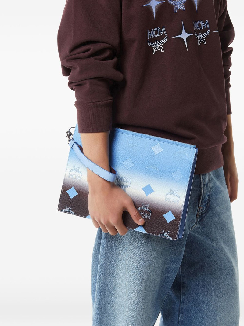 MCM gradation wristlet pouch outlook