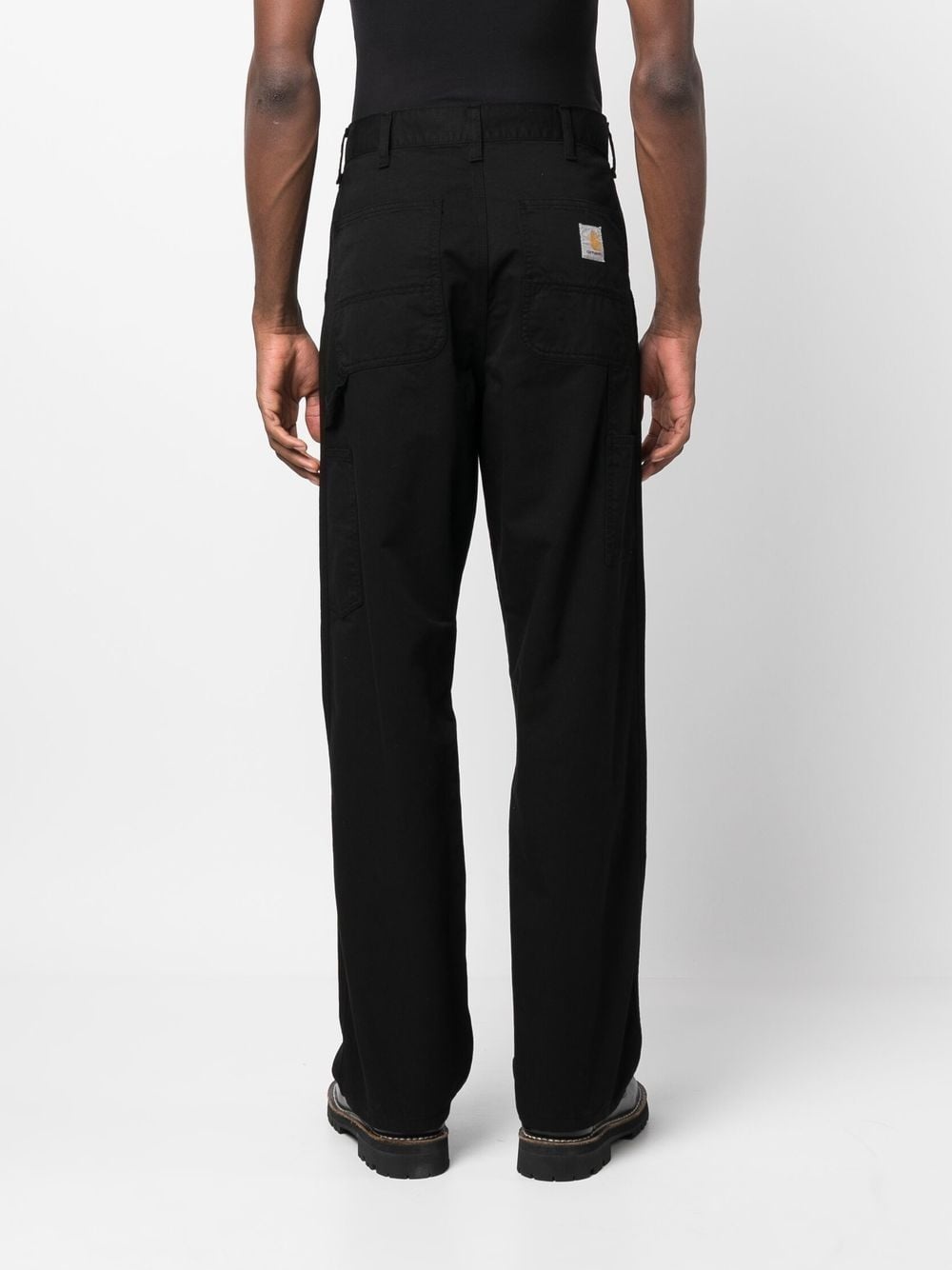 Abbott logo straight trousers - 4