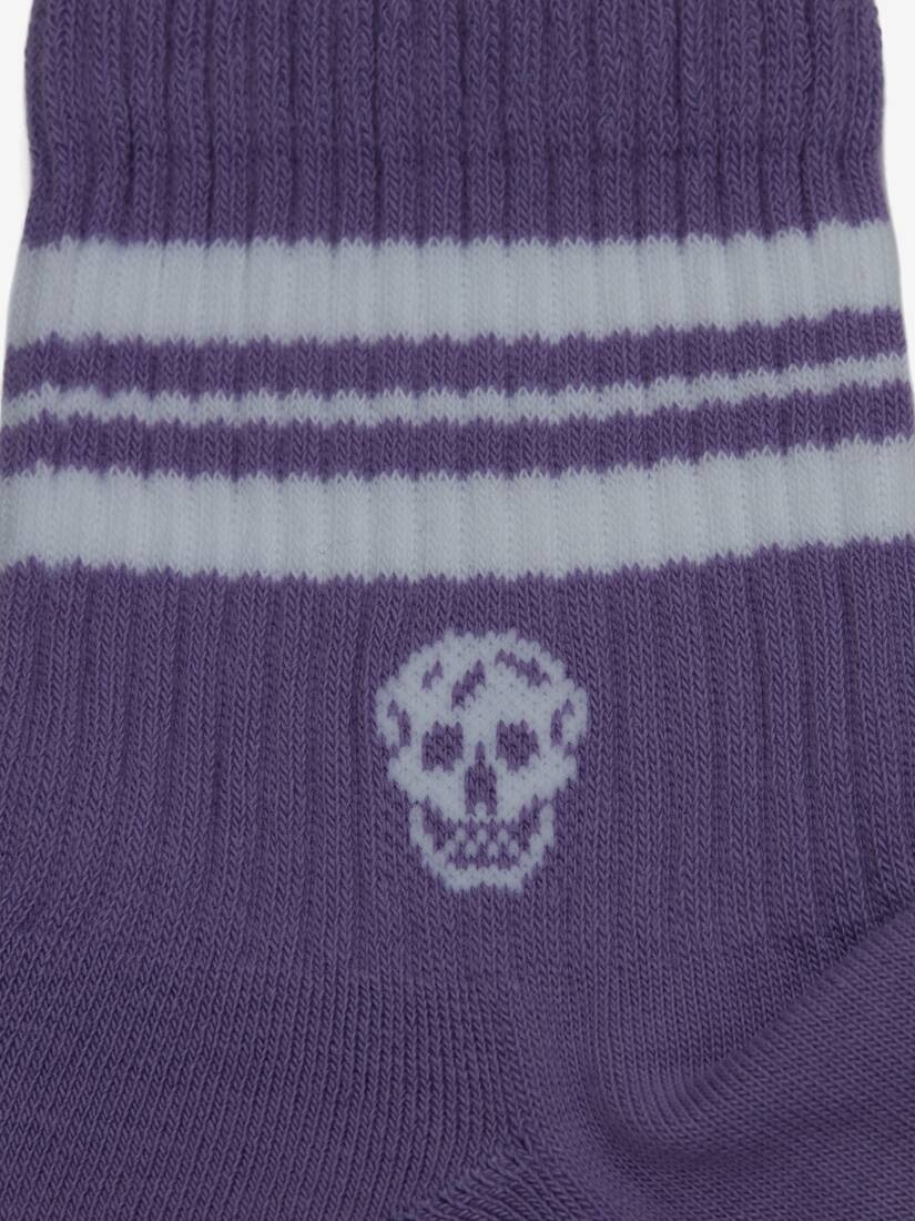 Skull Sport Socks in Lilac - 2