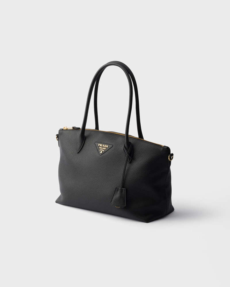Large leather tote bag 3