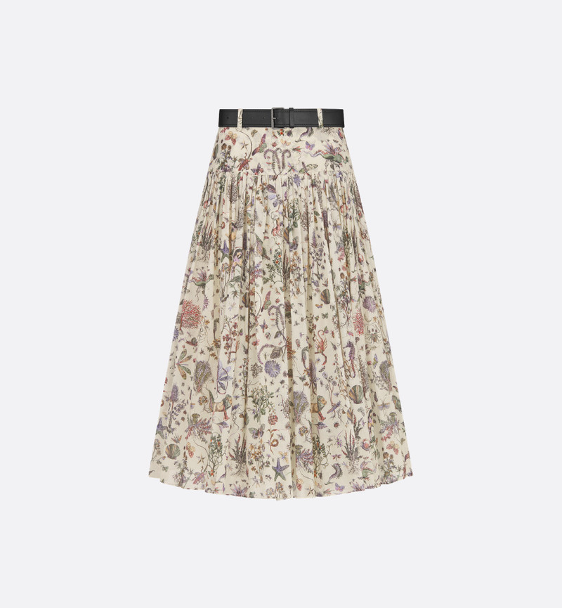 Mid-Length Belted Skirt 1