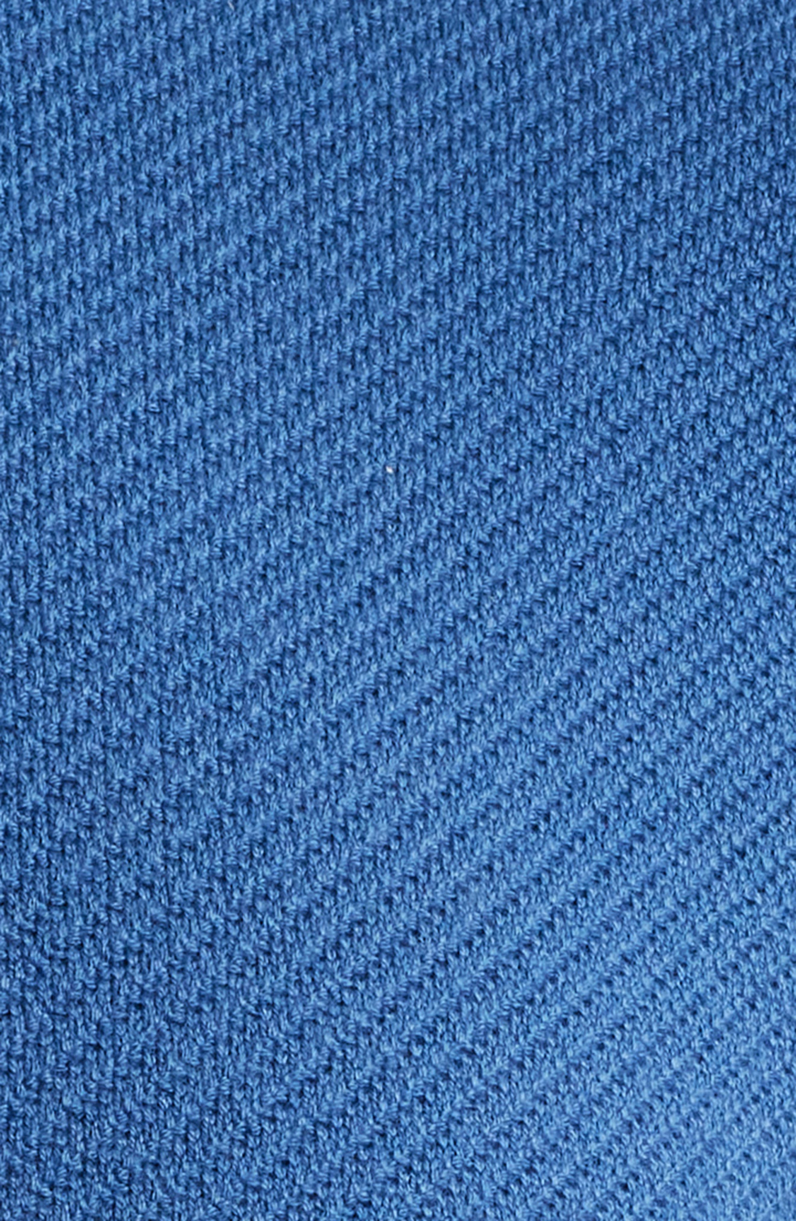 HUGO Sholpone Half Zip Polo in Medium Blue at Nordstrom - 6