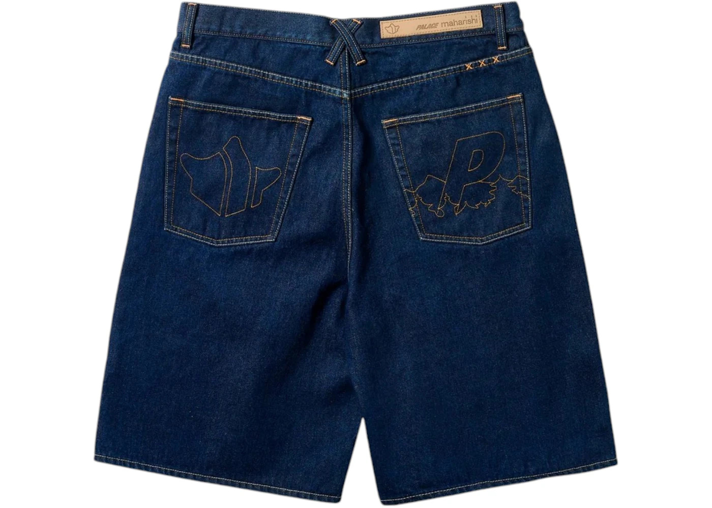 Palace Maharishi Baggy Denim Short Indigo - 2