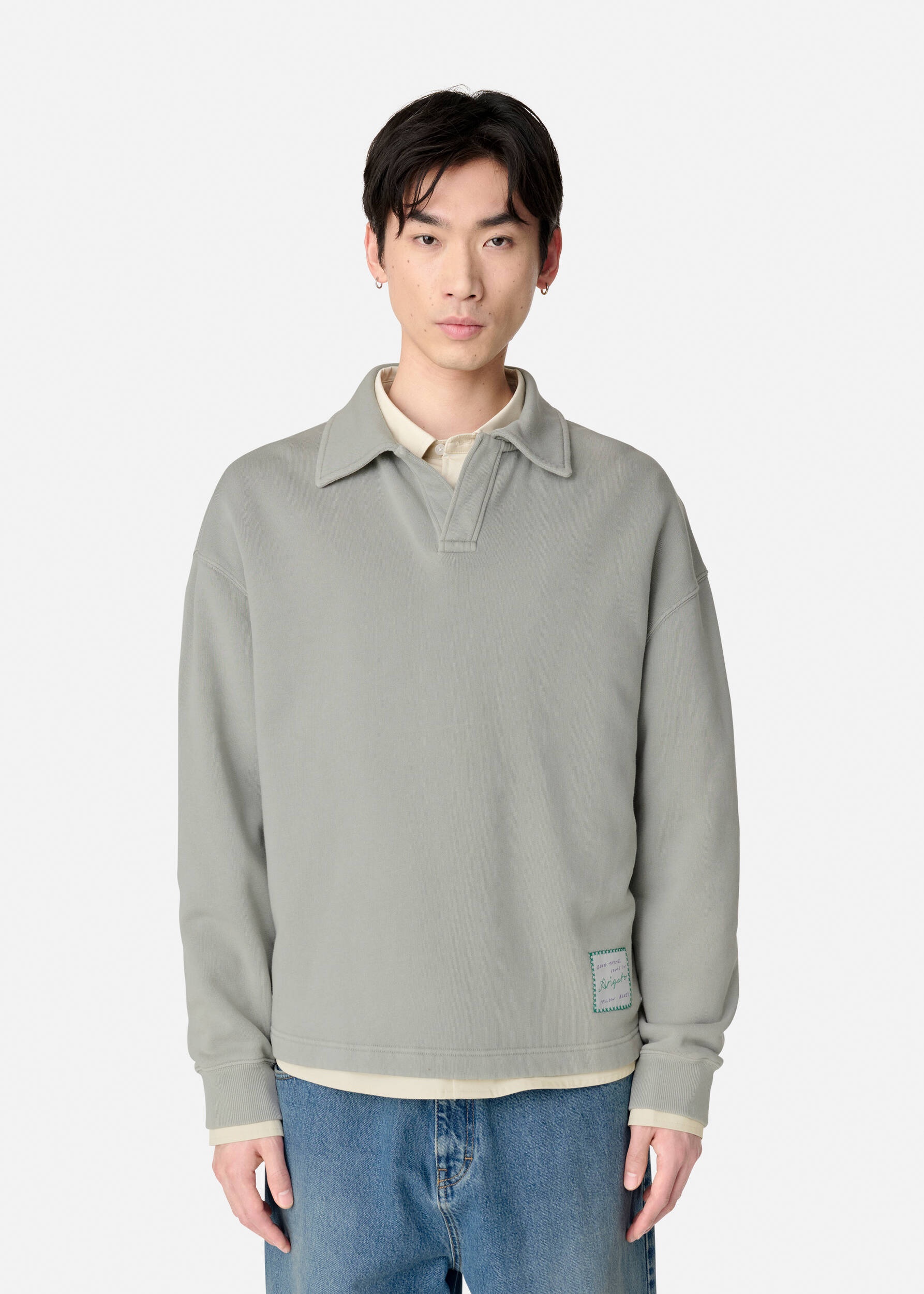 Alba Washed Polo Sweater - 2