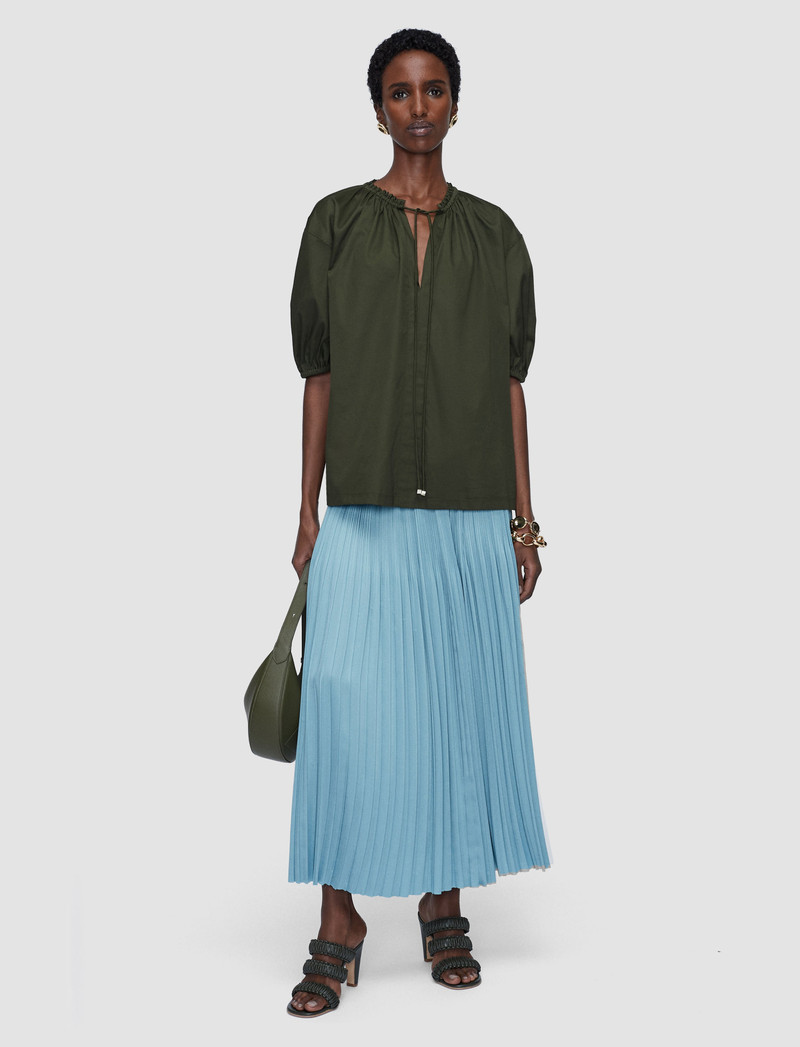 JOSEPH Nador Cotton Sateen Blouse outlook