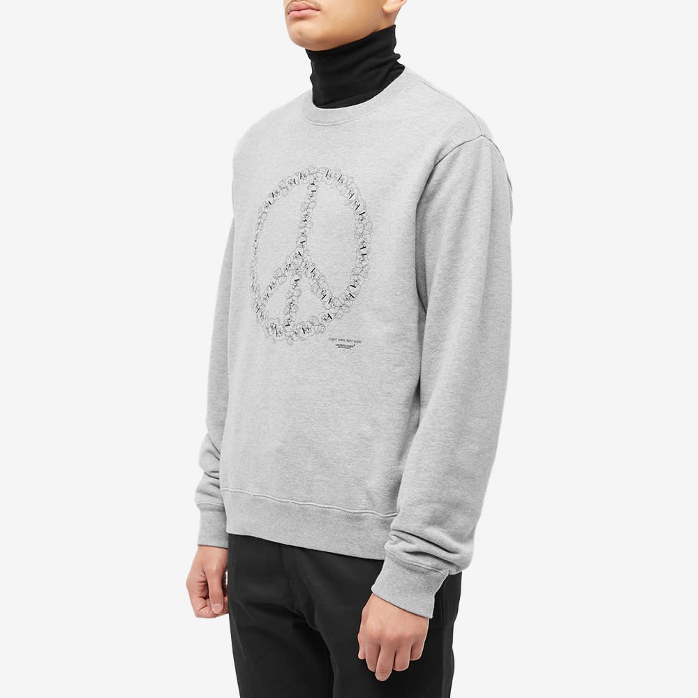 Undercover Peace Sign Crew Sweat - 2