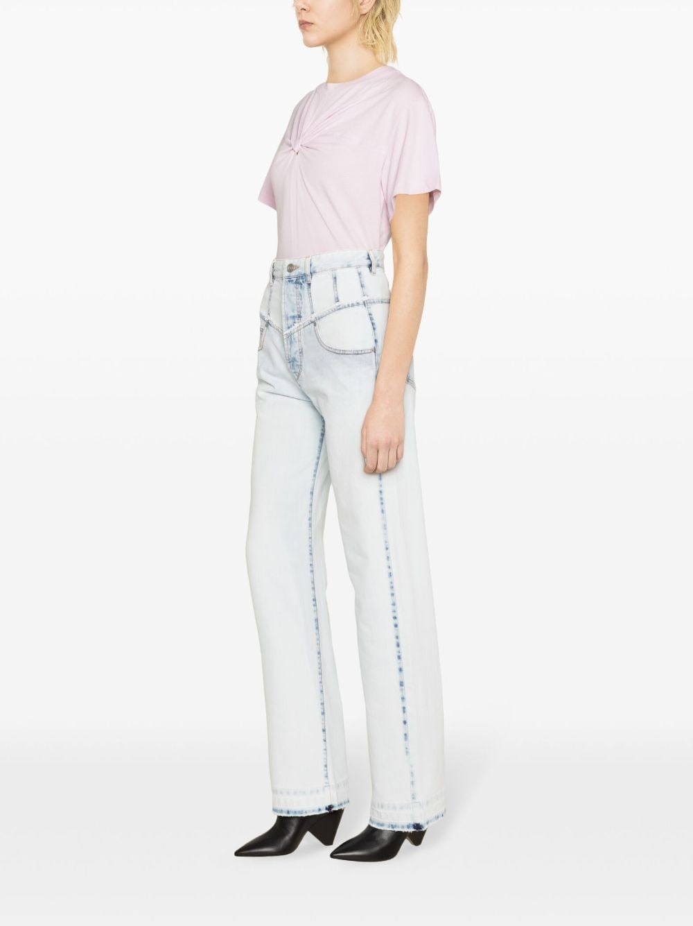 Noemie high-rise straight-leg jeans - 3