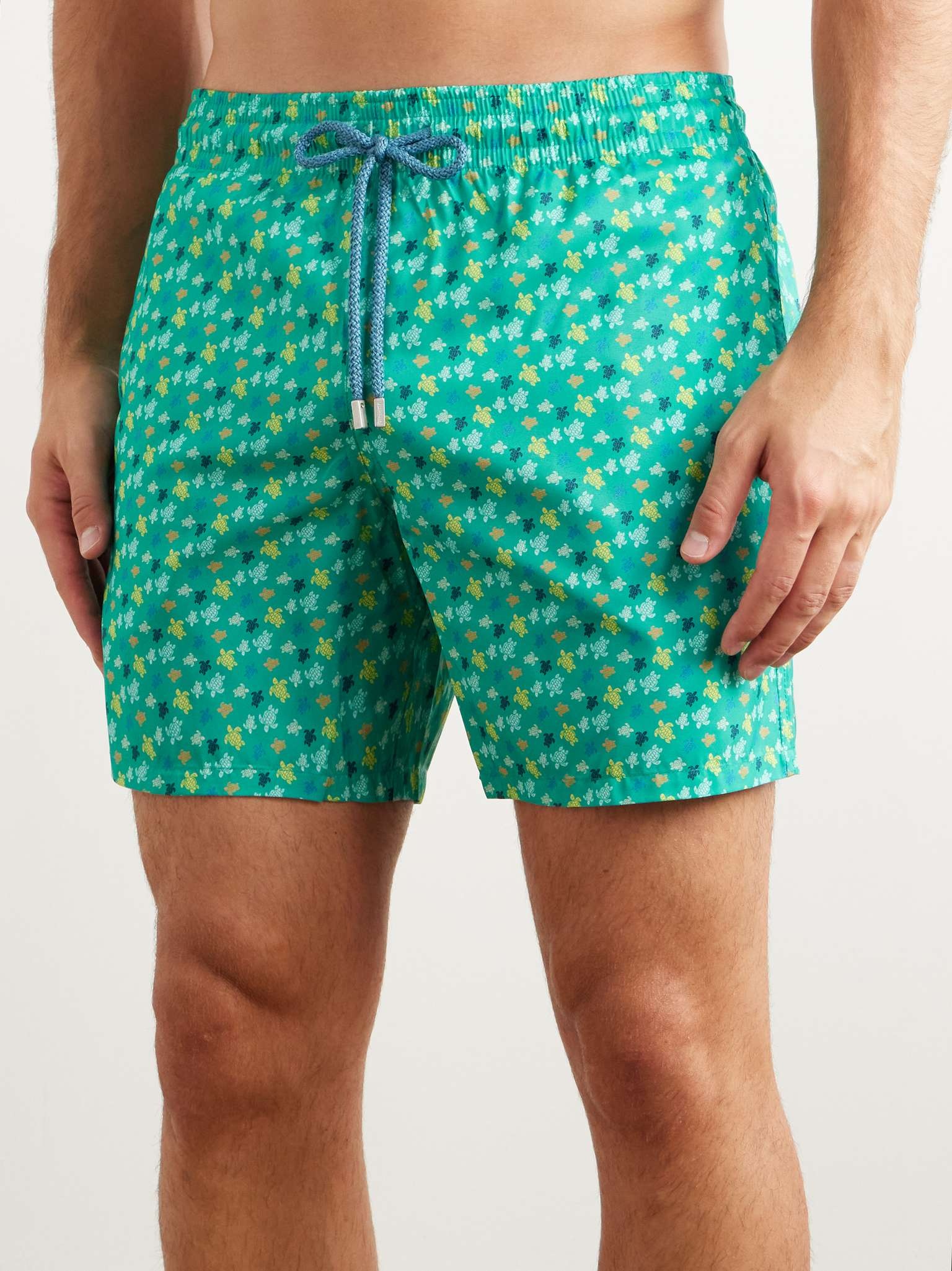 Mahina Slim-Fit Mid-Length Printed Recycled Swim Shorts - 2