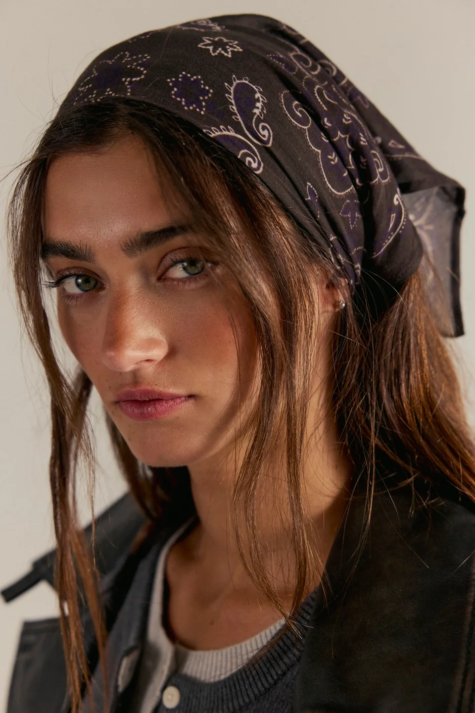 Bridgette Bandana Hair Scarf - 1