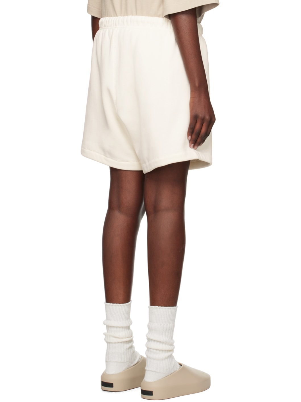 Off-White Drawstring Shorts - 3