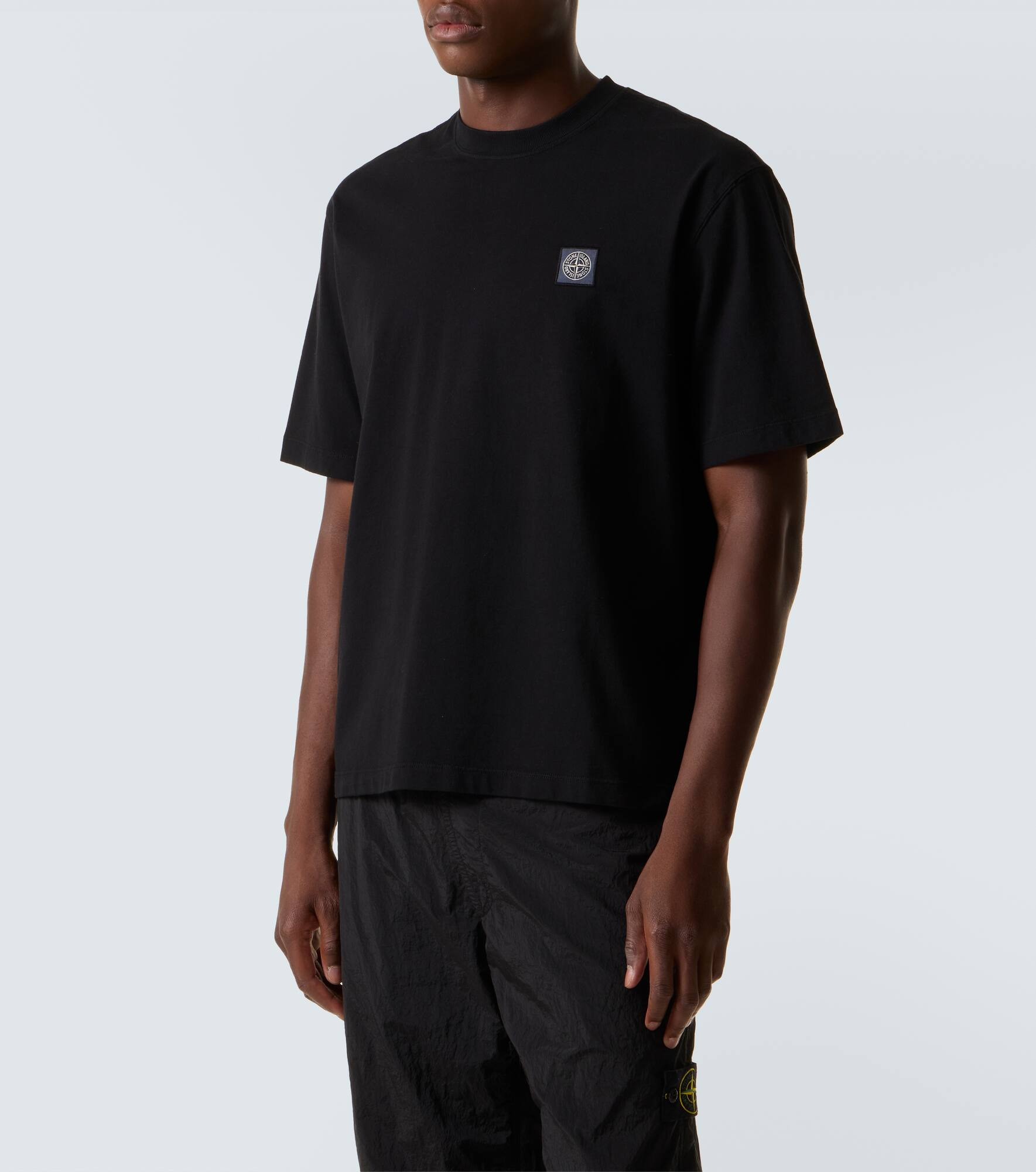Embroidered cotton jersey T-shirt - 3