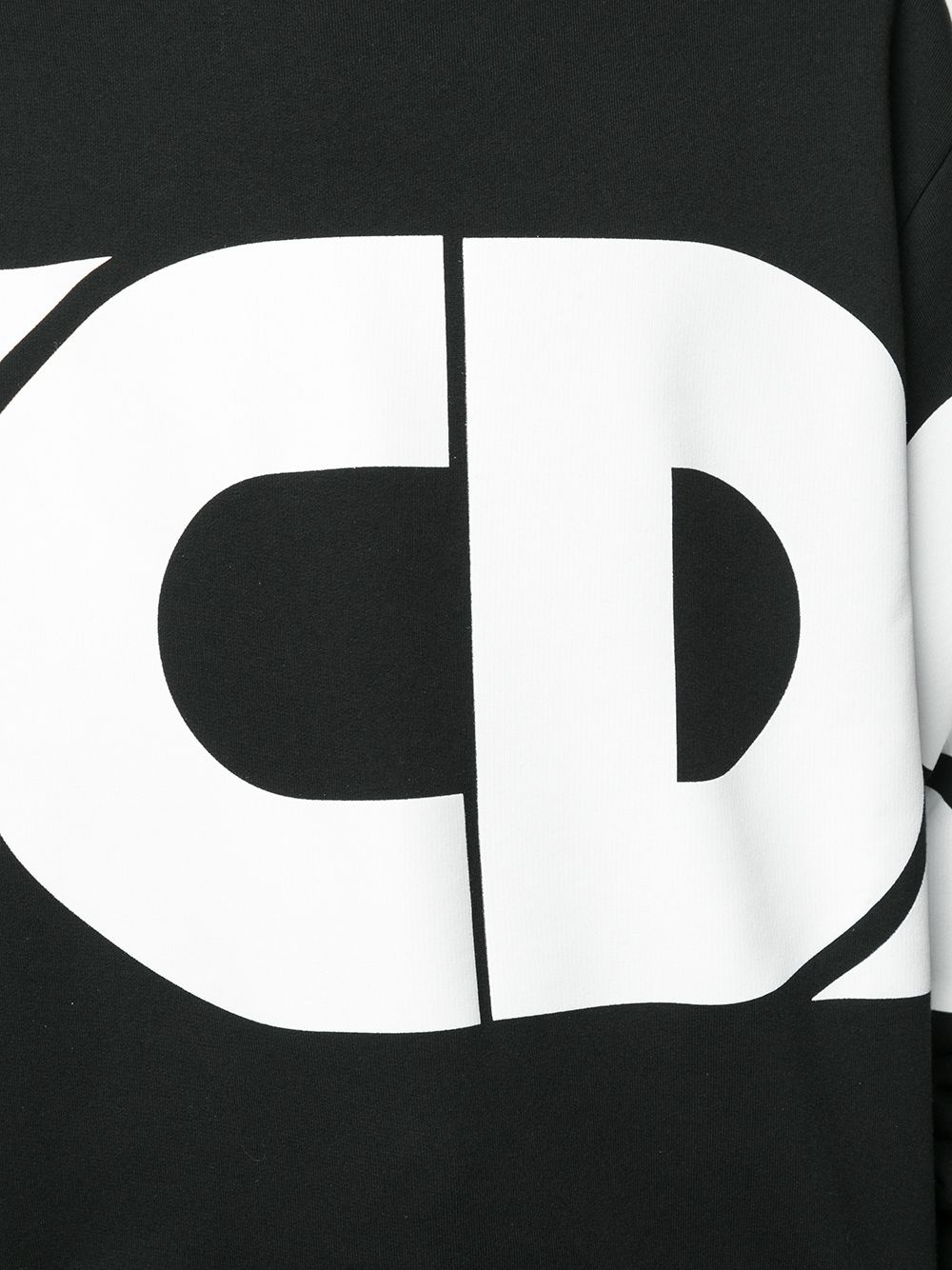 logo print sweatshirt - 5