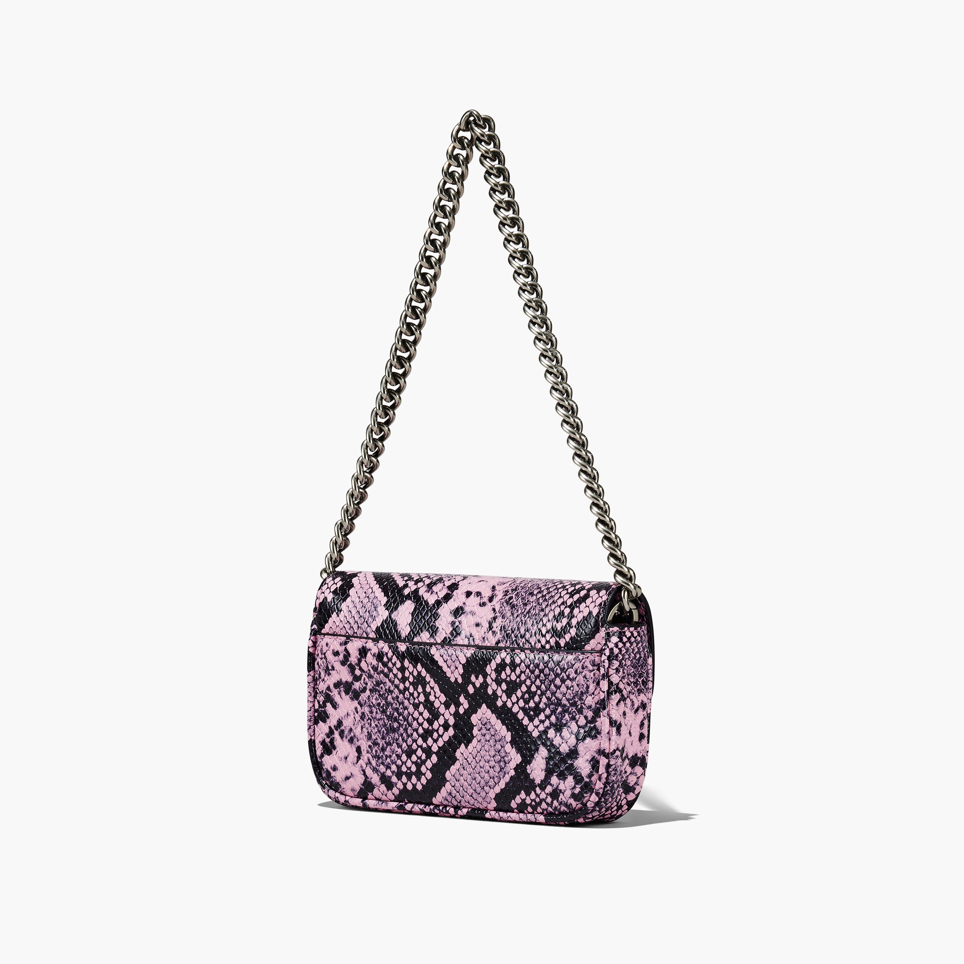 THE SNAKE-EMBOSSED J MARC MINI SHOULDER BAG - 3