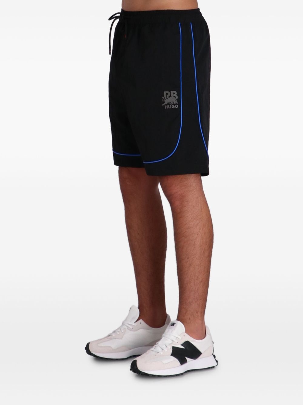 x Racing Bulls torchon-piping track shorts - 4
