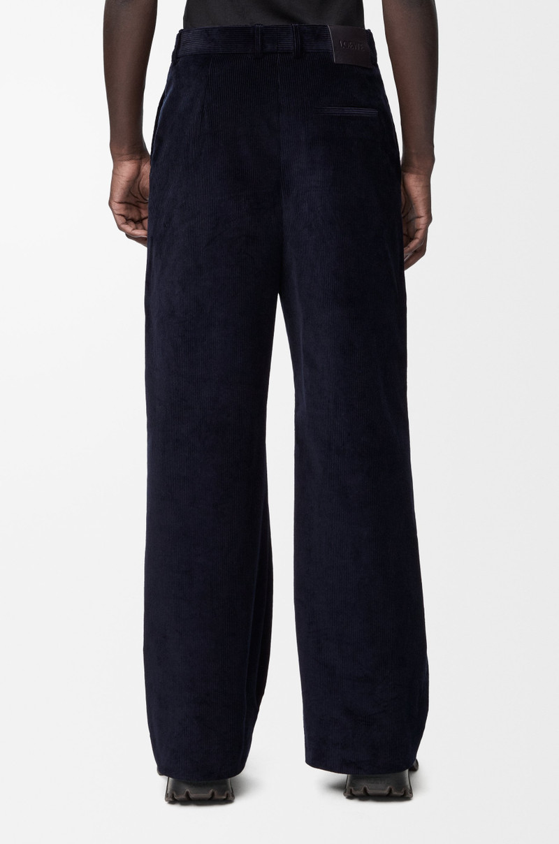 Hybrid trousers in cotton and wool 4