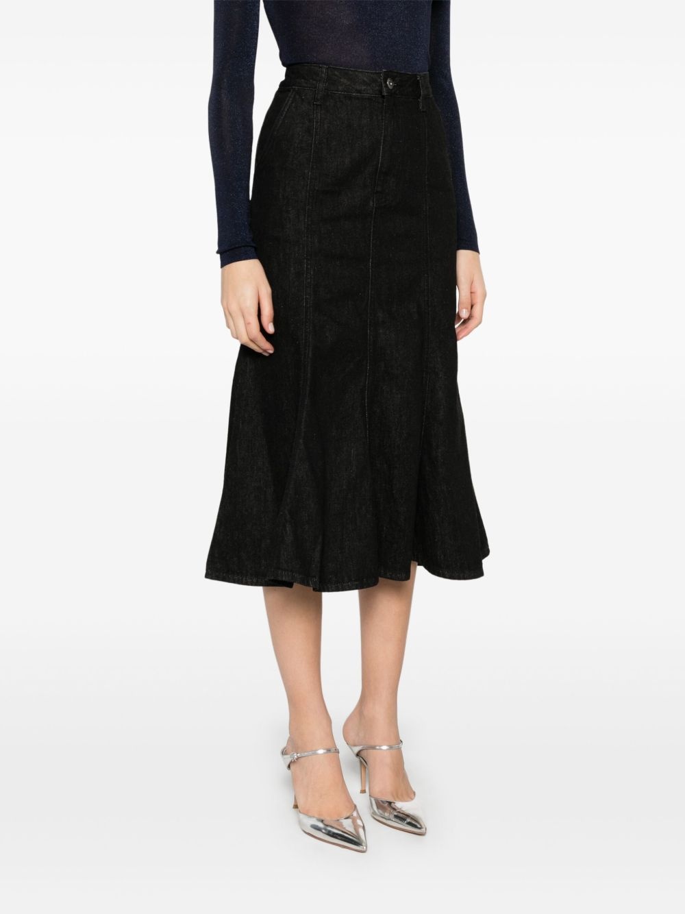 flared midi skirt - 3