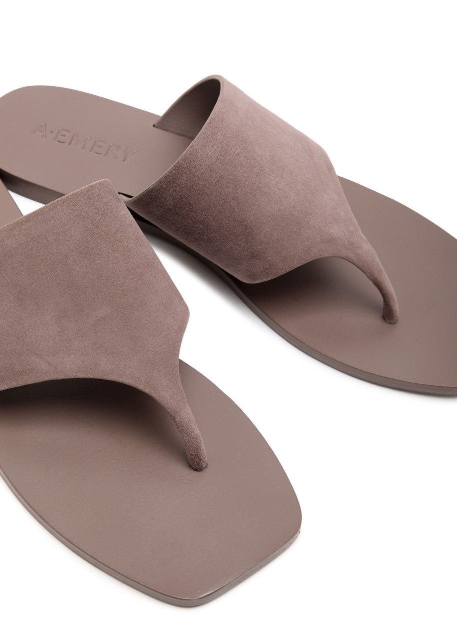 A.emery Paton Suede Flip Flops - 3