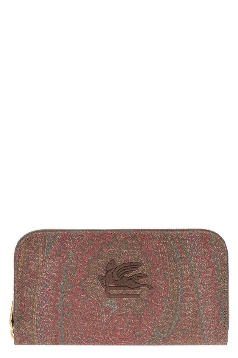 ETRO COATED CANVAS WALLET - 1
