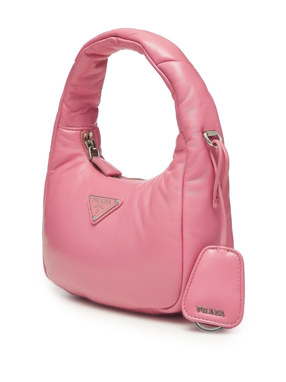 mini padded leather shoulder bag - 3