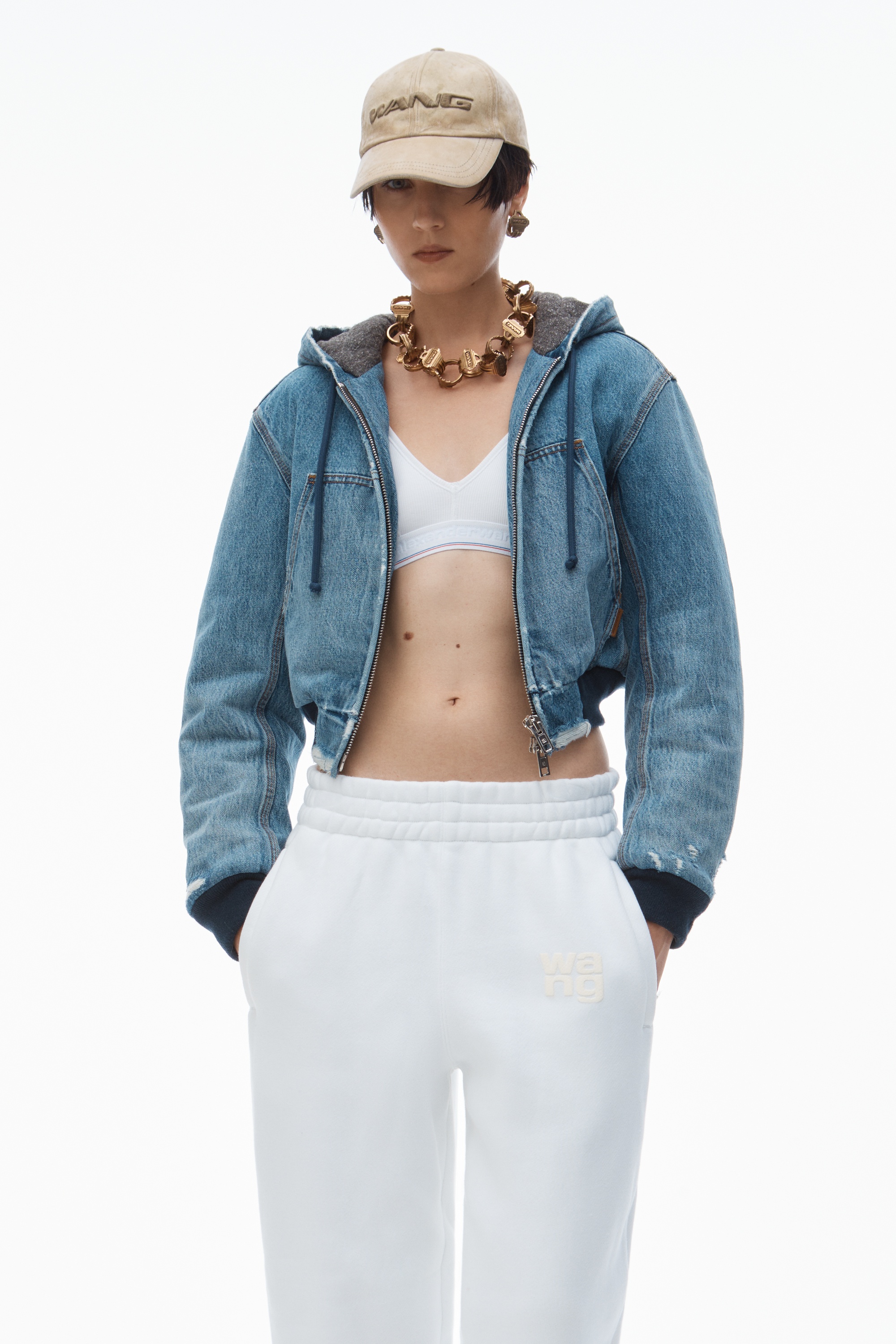 PUFF LOGO SWEATPANT IN STRUCTURED TERRY - 4
