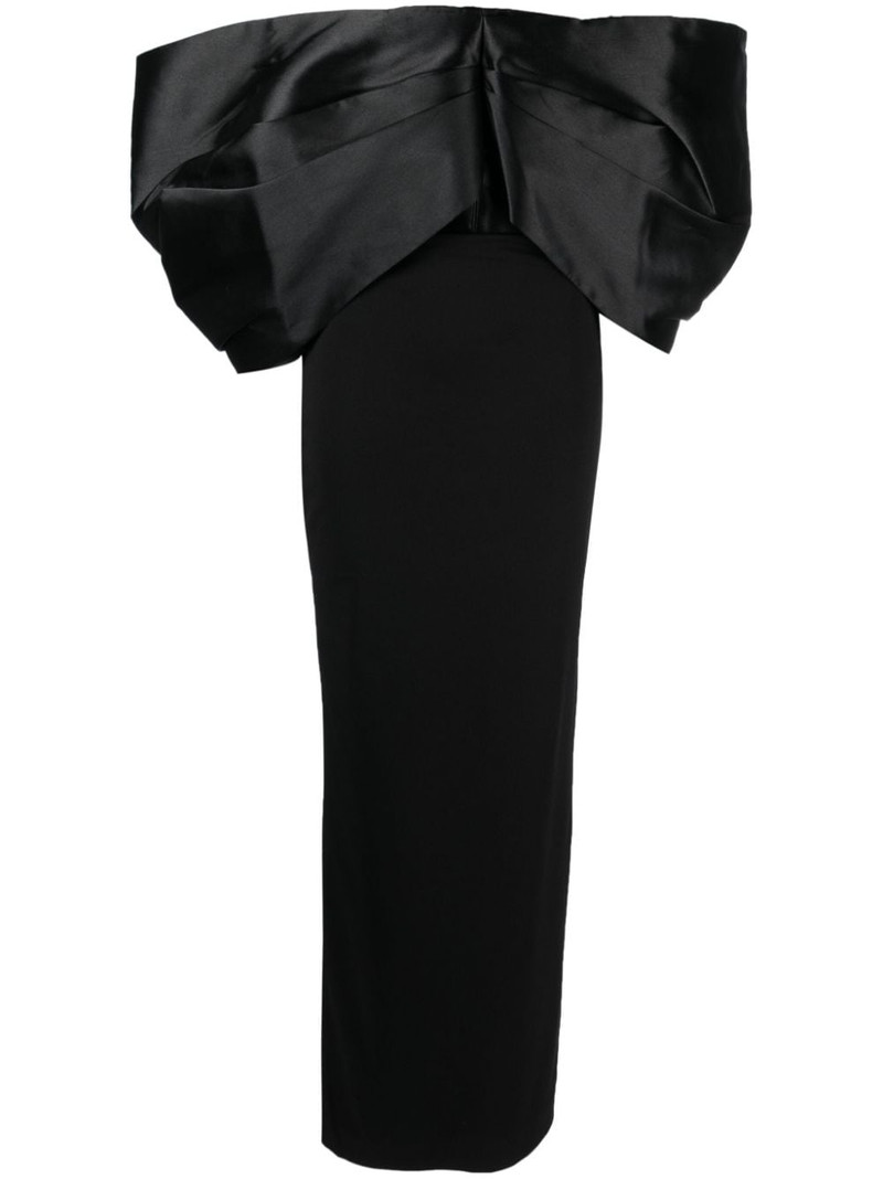 Filippa off-shoulder gown 1
