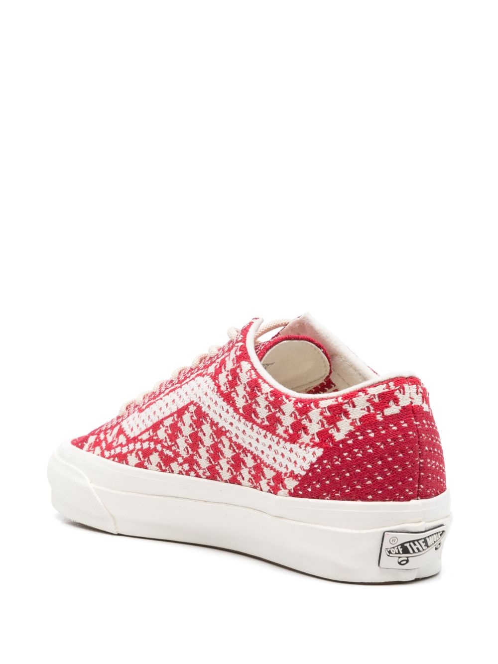intarsia-knit sneakers - 3