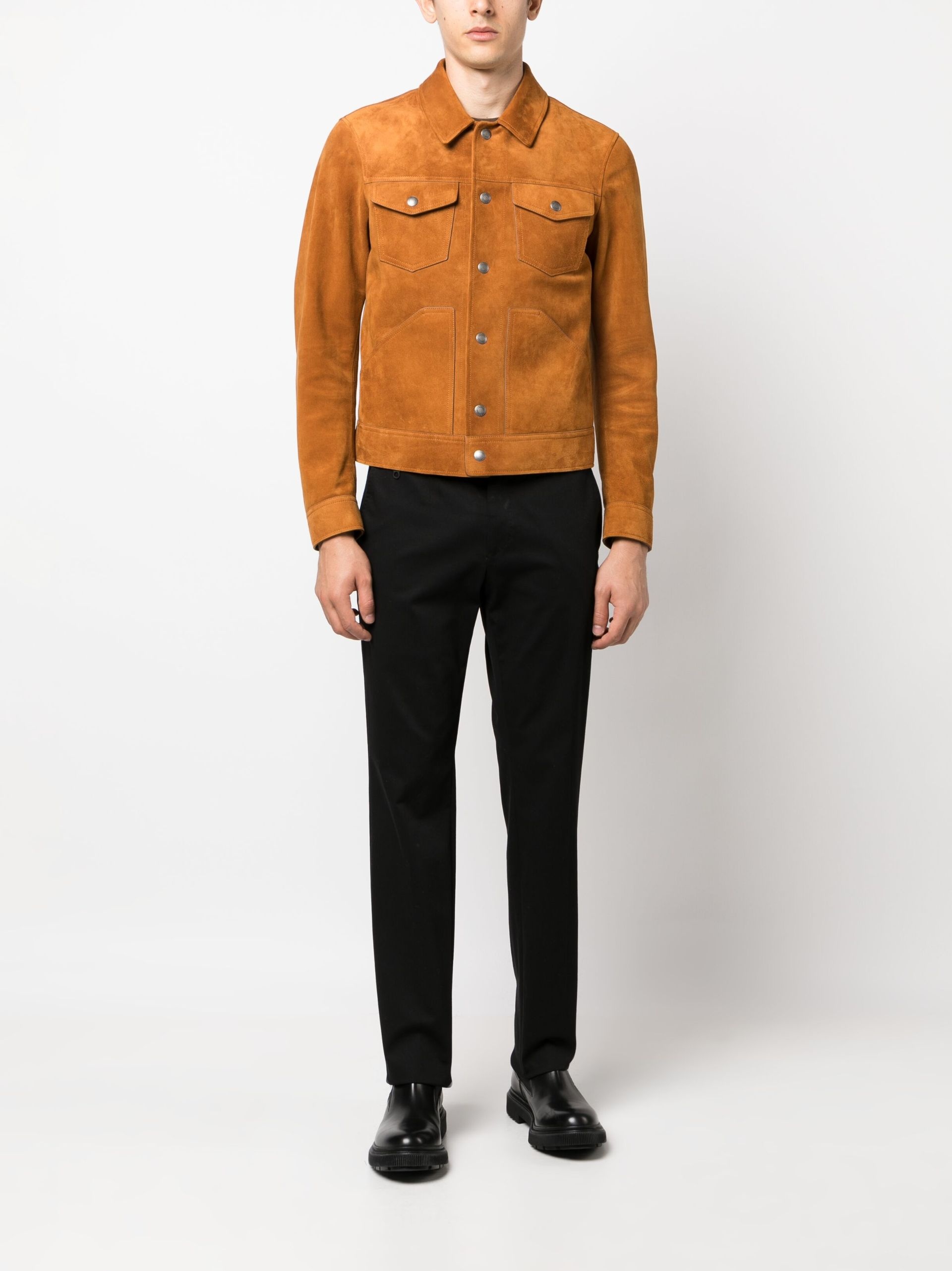 TOM FORD CASHMERE SUEDE WESTERN JACKET | REVERSIBLE