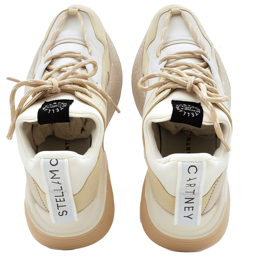 Stella McCartney Ladies White Eclypse Low-Top Sneakers - 4