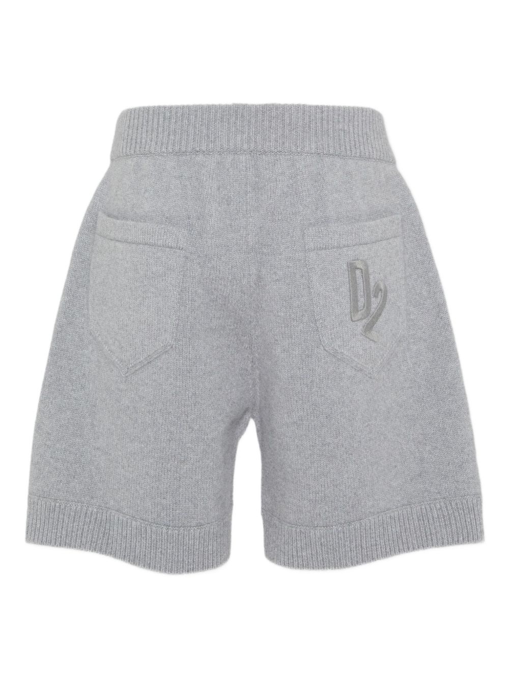 knitted track shorts - 2