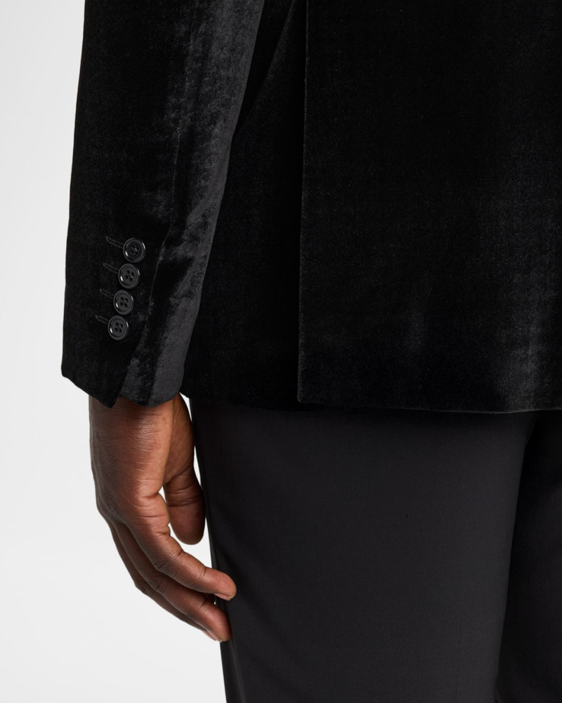 Men's Houndstooth Velvet Dinner Jacket 8