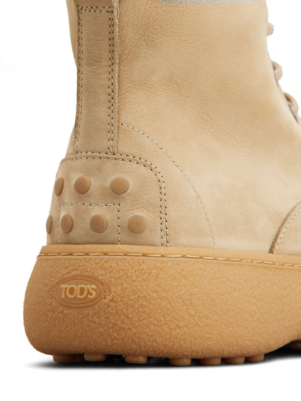 lace-up leather ankle boots - 5