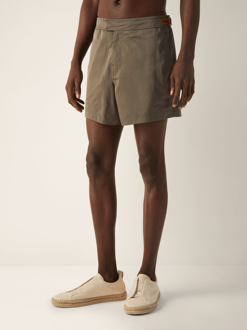 ZEGNA ZEGNA 232 ROAD BRAND MARK RIO SWIM TRUNKS outlook