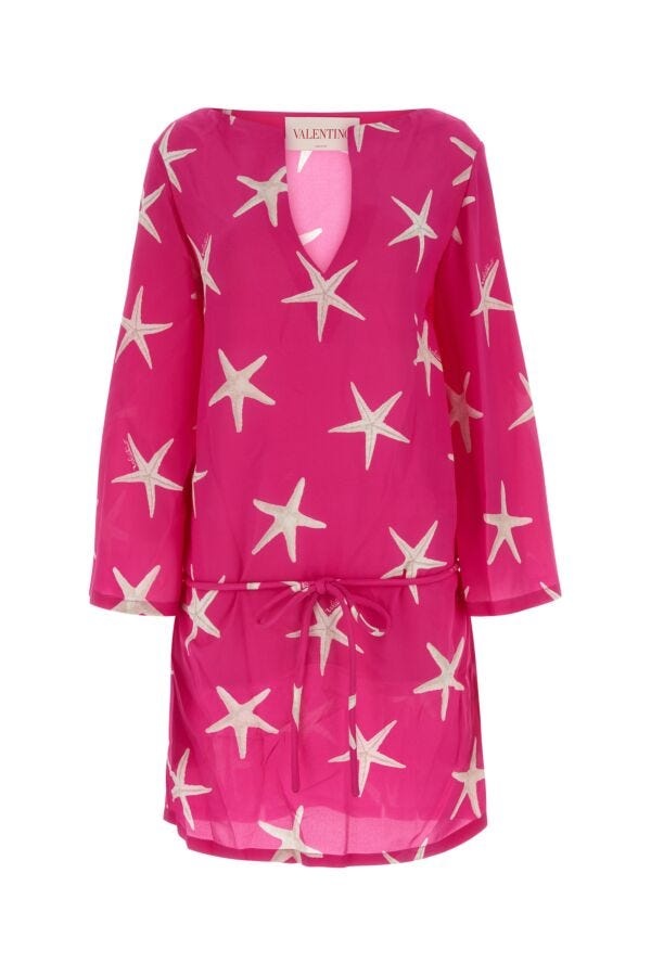 ワンピース VALENTINO PRINTED CREPE VALENTINO GARAVANI ESCAPE MINI DRESS Printed Crepe Valentino Garavani Escape Mini Dress | italist
