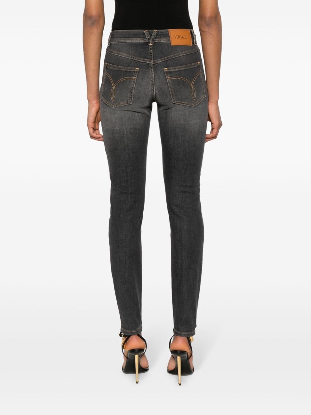 Medusa Head skinny jeans - 4