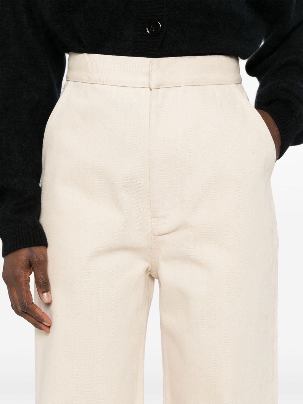 straight-leg trousers - 5