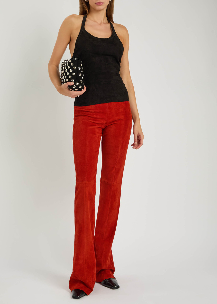 Stouls Gégé Stretch-suede Trousers - 4