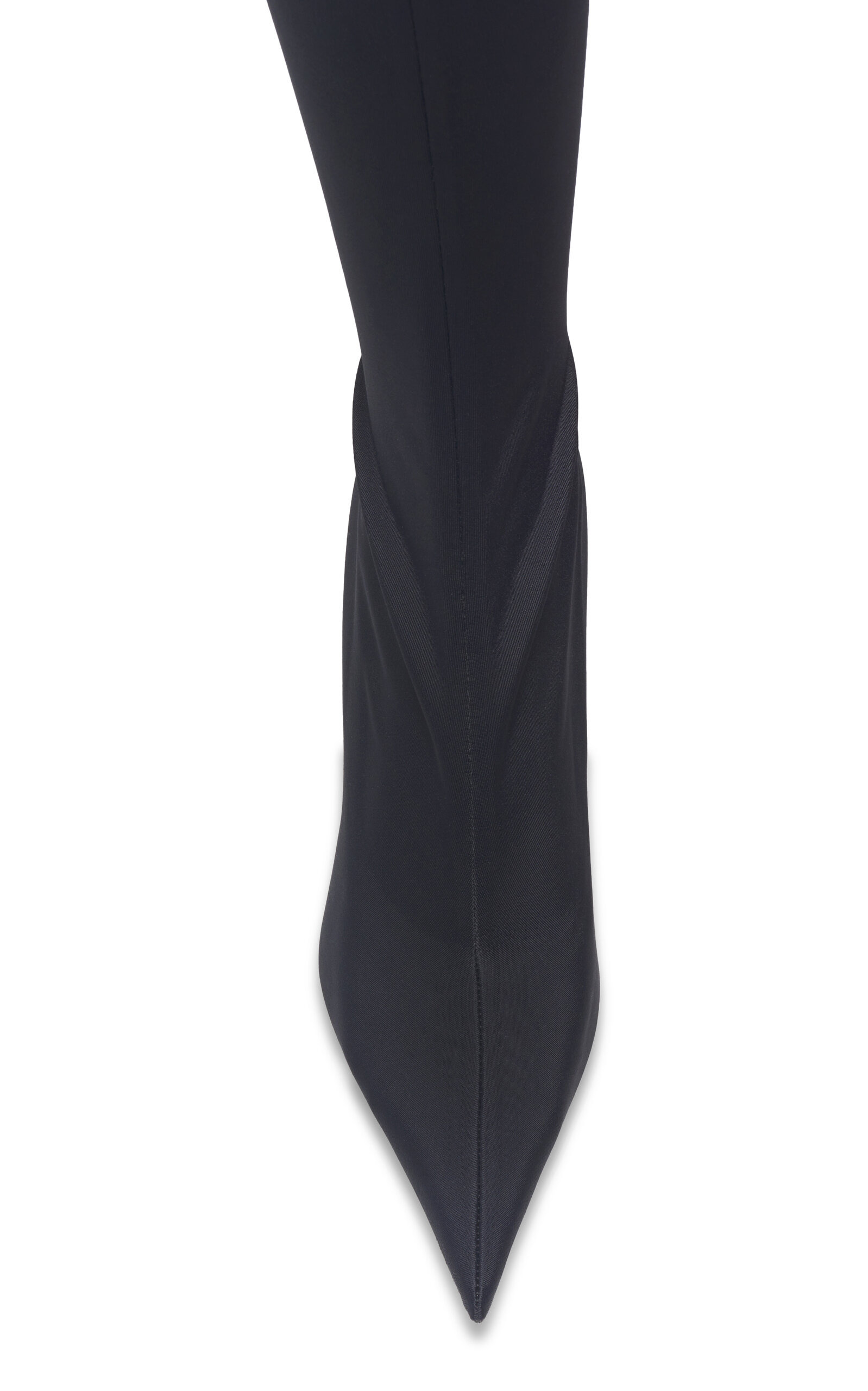 Knife Jersey Over-The-Knee Pumps black - 7