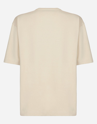 Dolce & Gabbana Cotton T-shirt with Dolce&Gabbana logo outlook