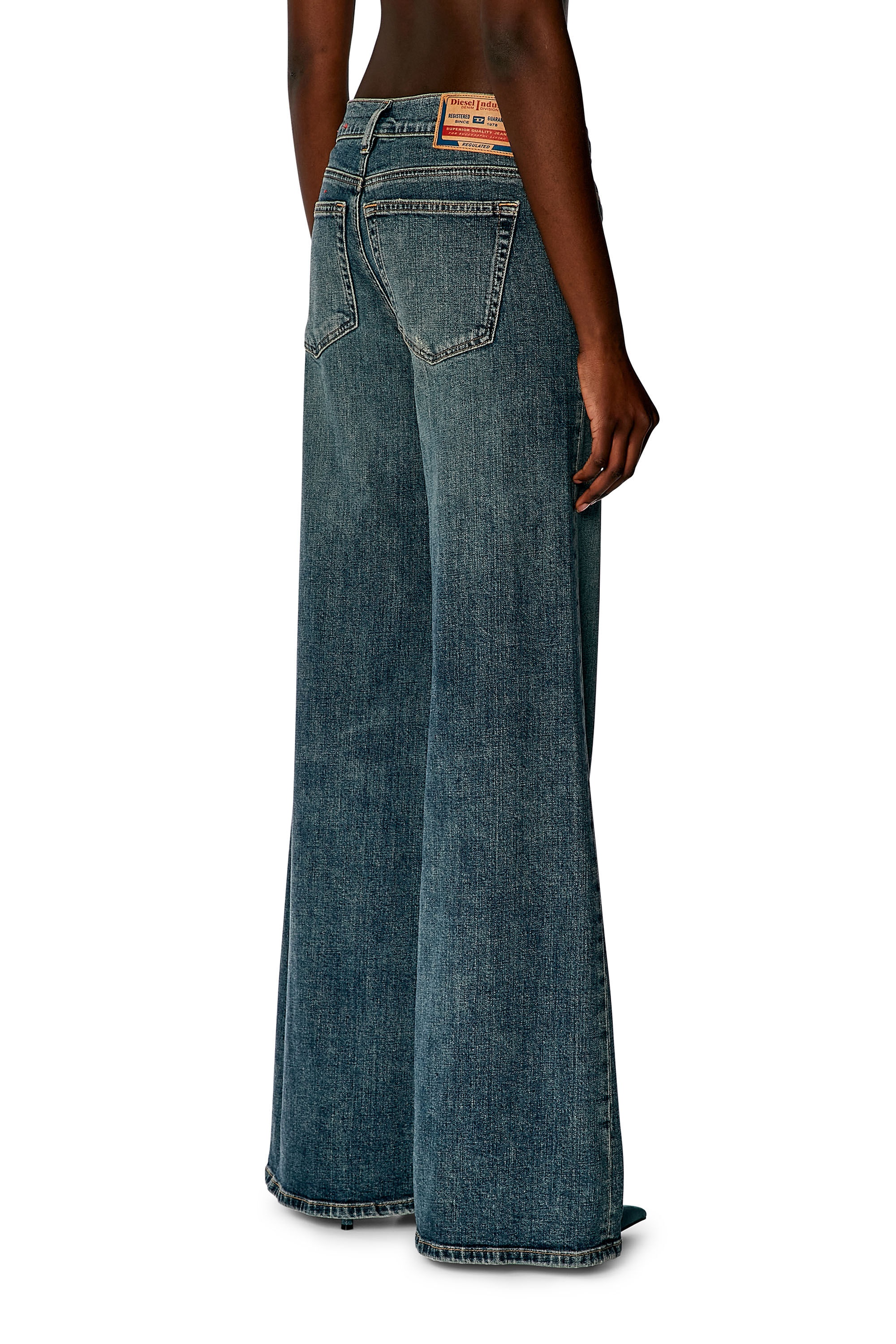 BOOTCUT AND FLARE JEANS 1978 D-AKEMI 0DQAC - 5