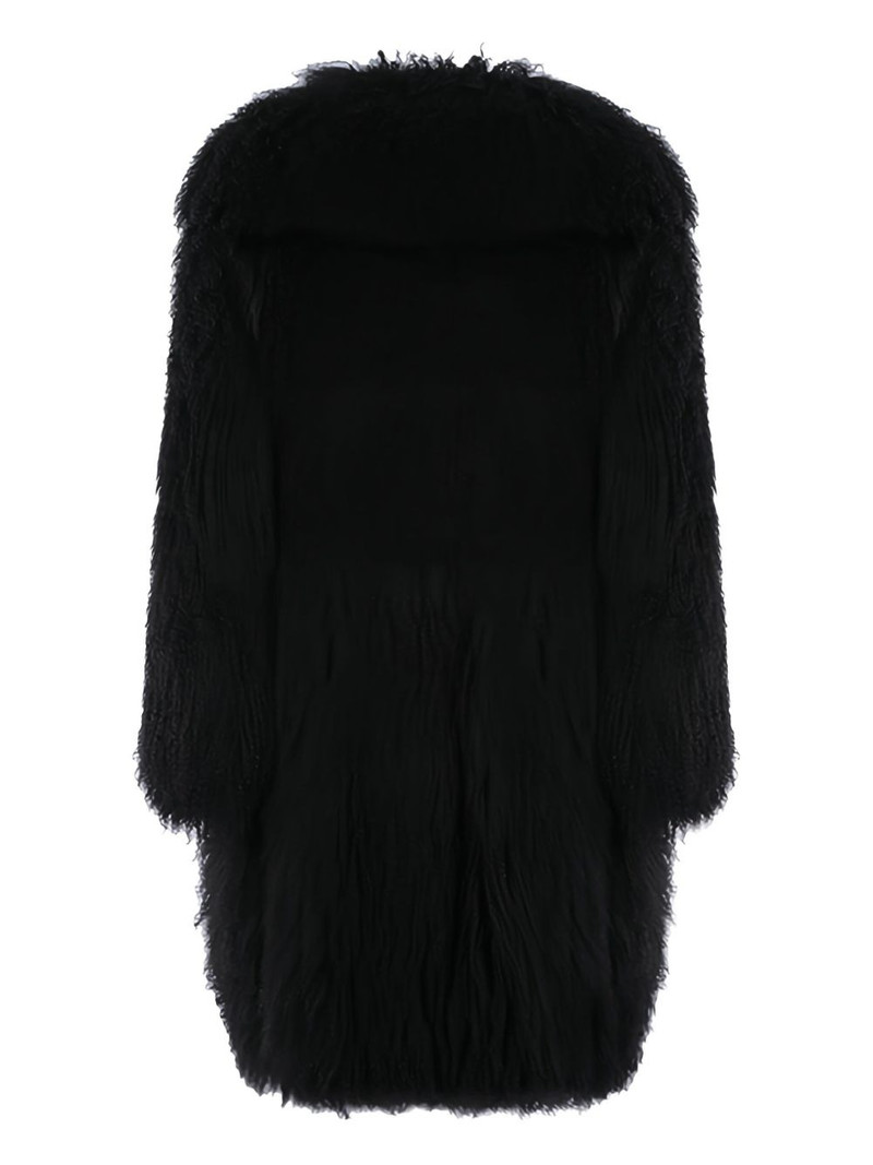 Alaïa shearling coat outlook